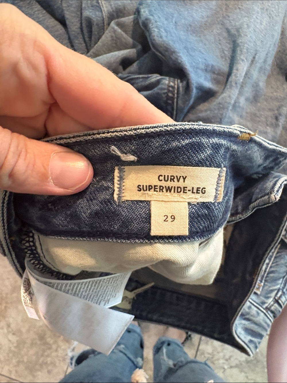 Madewell Curvy Super Wide Leg Jeans - Picture 5 of 6